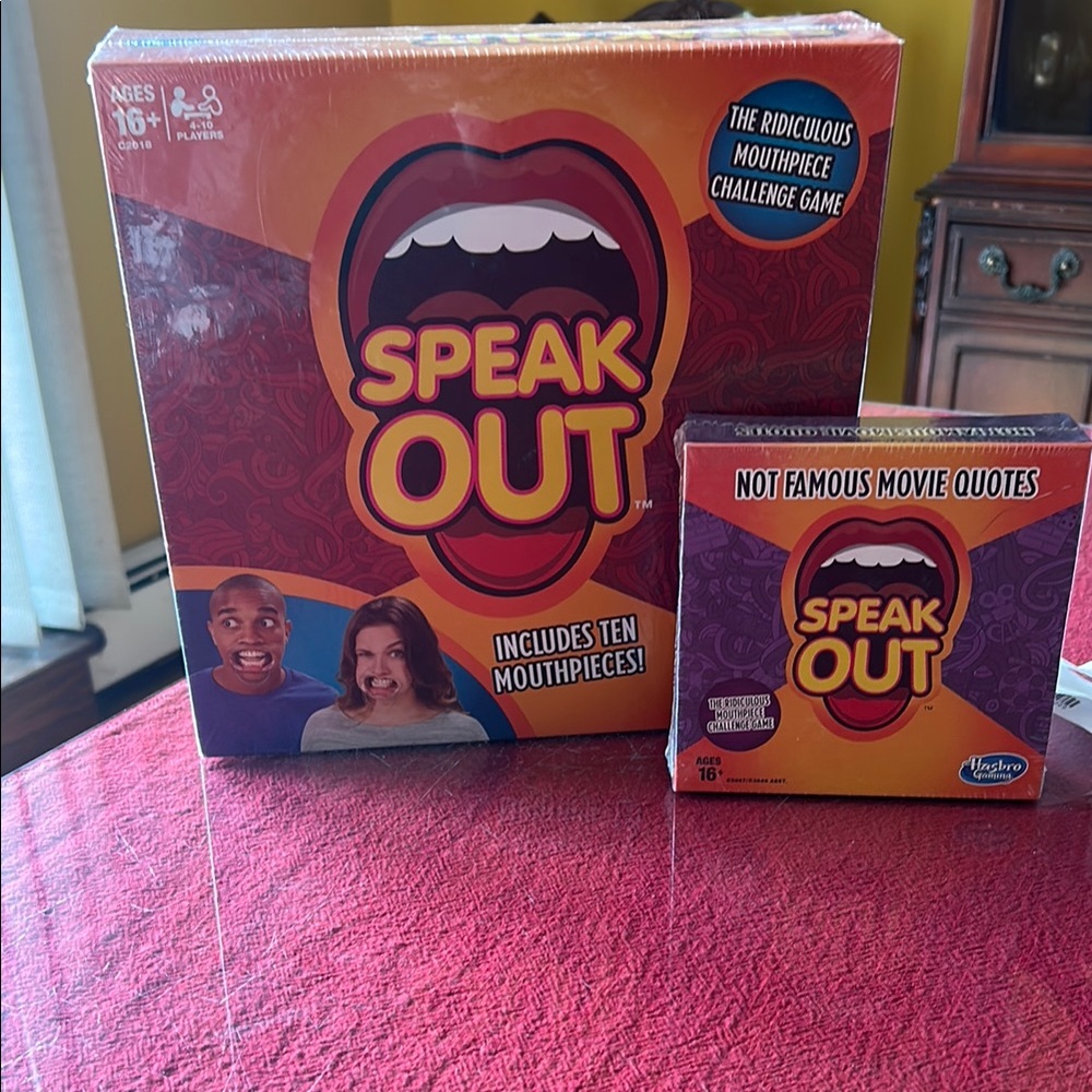 Hasbro Red and Purple Puzzle Game